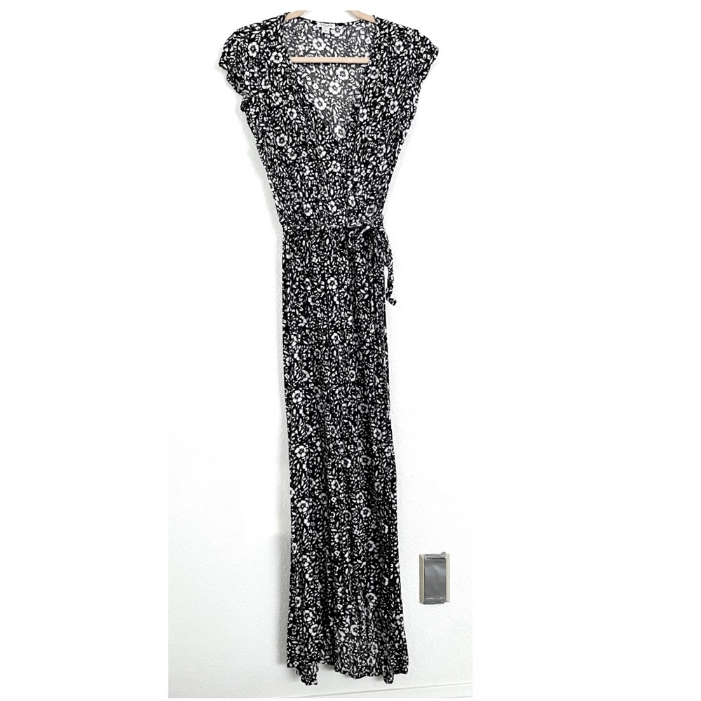 Splendid Floral Faux Wrap Maxi Dress - Picture 5 of 6
